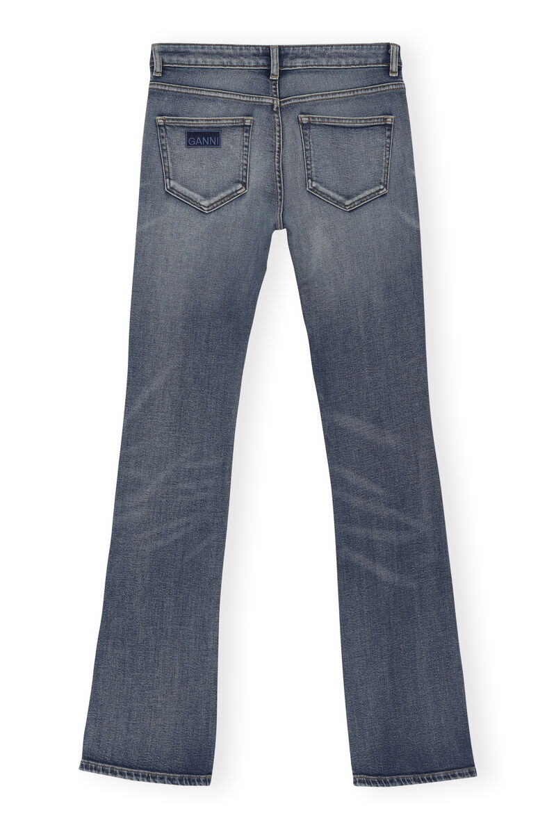 Iry Jeans , Elastane, in colour Mid Blue Vintage - 2 - GANNI