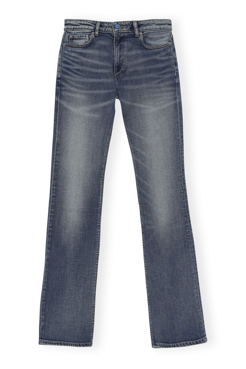 Iry Jeans , Elastane, in colour Mid Blue Vintage - 1 - GANNI