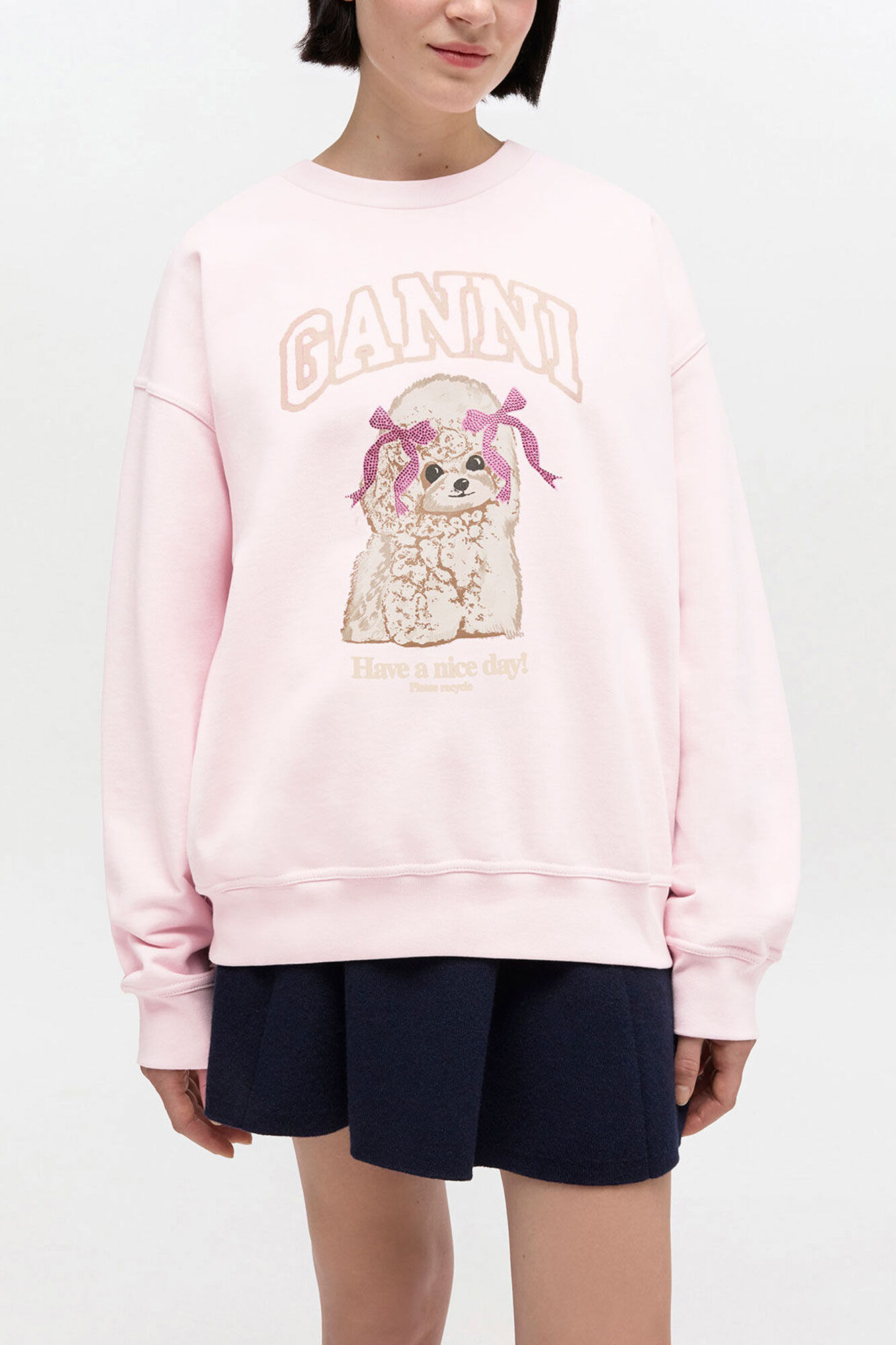 Pink Poodle Sweatshirt | GANNI EE