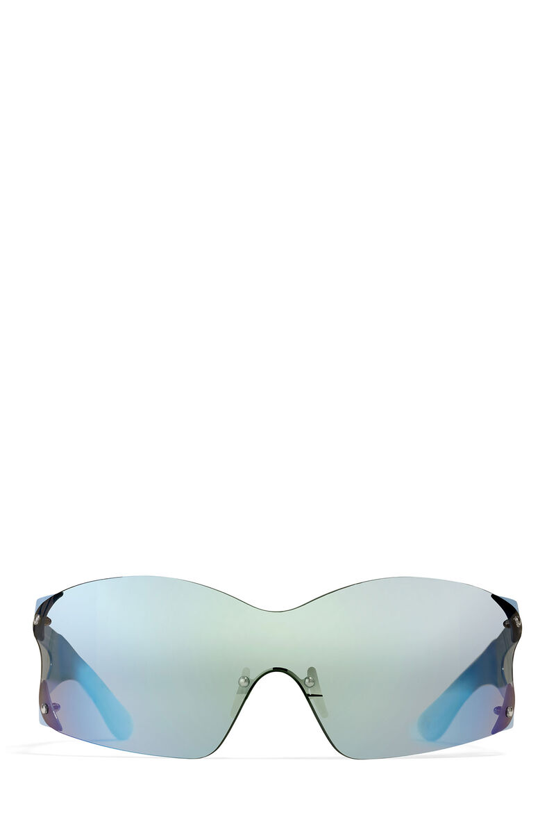 GANNI x Ace & Tate Silver Lake Blue Noel solglasögon, Acetate, in colour Silver Lake Blue - 2 - GANNI