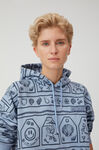 Software Isoli Printed Oversized Hoodie Printed, Cotton, in colour Heather - 1 - GANNI