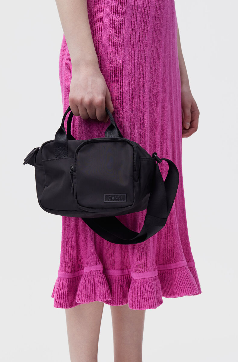 Bag, Polyester, in colour Black - 3 - GANNI