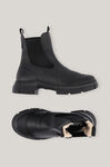 Chelsea Boots av återvunnet gummi, Recycled rubber, in colour Black - 2 - GANNI