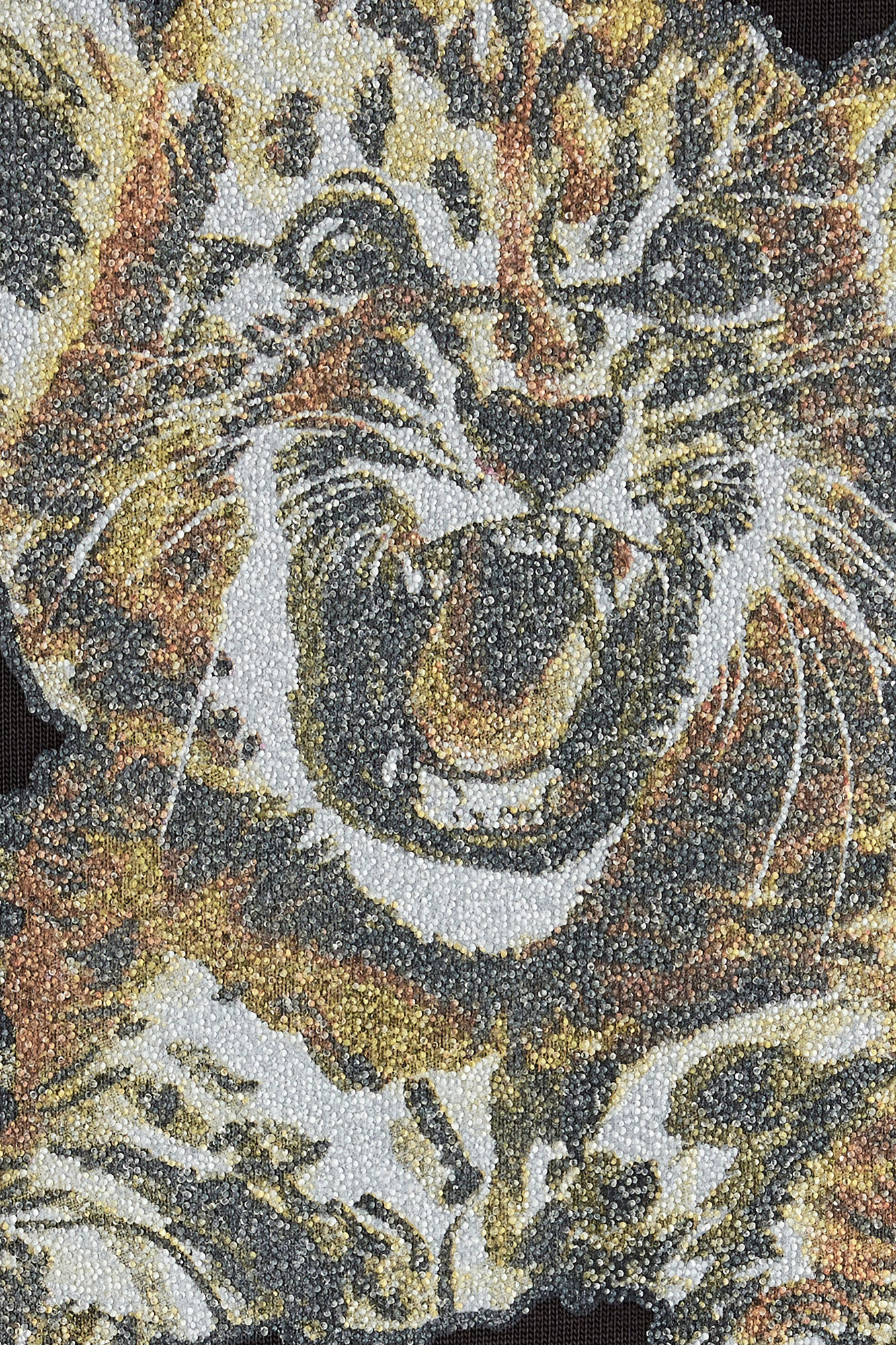 T-Shirt mit Tiger, Organic Cotton, in colour Phantom - 2 - GANNI