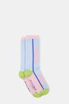 Sporty Socks, Cotton, in colour Pink Nectar - 1 - GANNI
