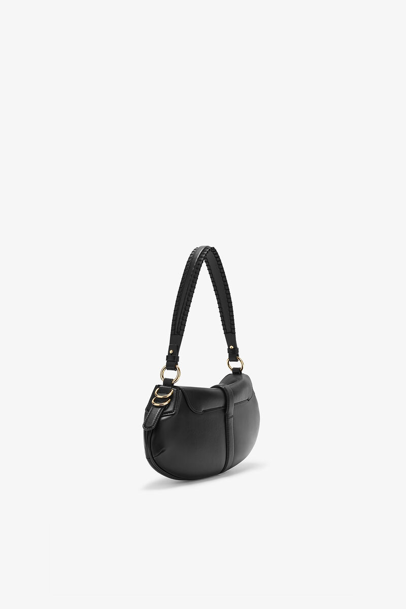 Sac noir B-Kat, Recycled Leather, in colour Black - 2 - GANNI