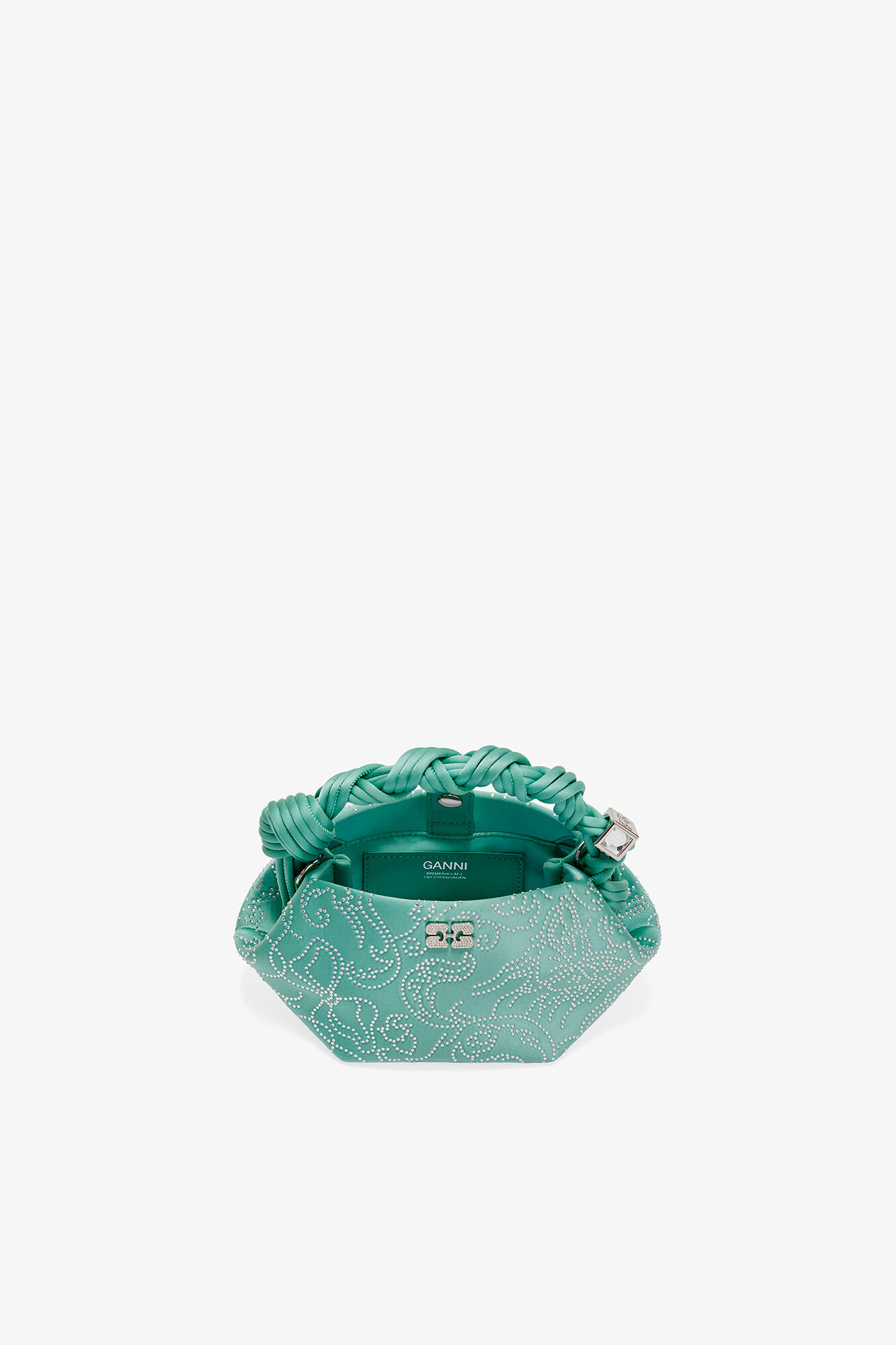 Brook Green Green Rhinestone Mini Bou Bag | GANNI US