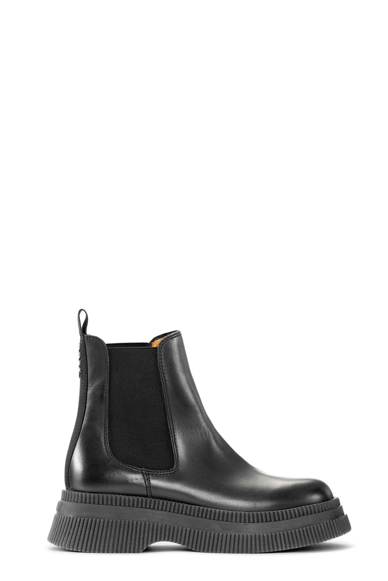 Chunky Chelsea Boots, Leather, in colour Black - 1 - GANNI