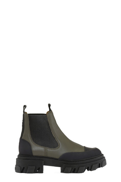 Ganni Mid Chelsea Boots In Kalamata