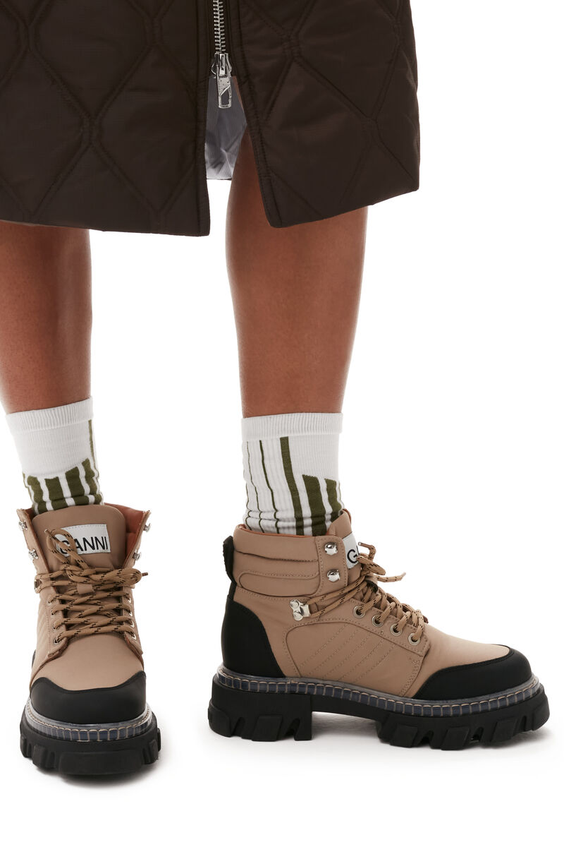 ganni hiking boot