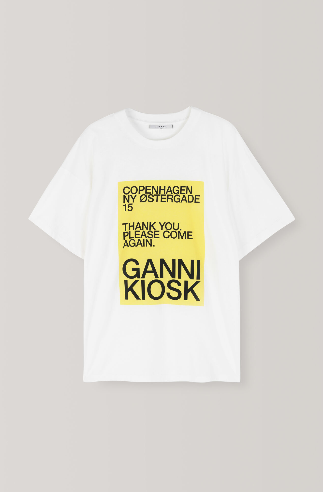 Dalby T-shirt, Bleached Yellow, Bright White Dalby T-shirt, Bleached Yellow, Bright White, hi-res
