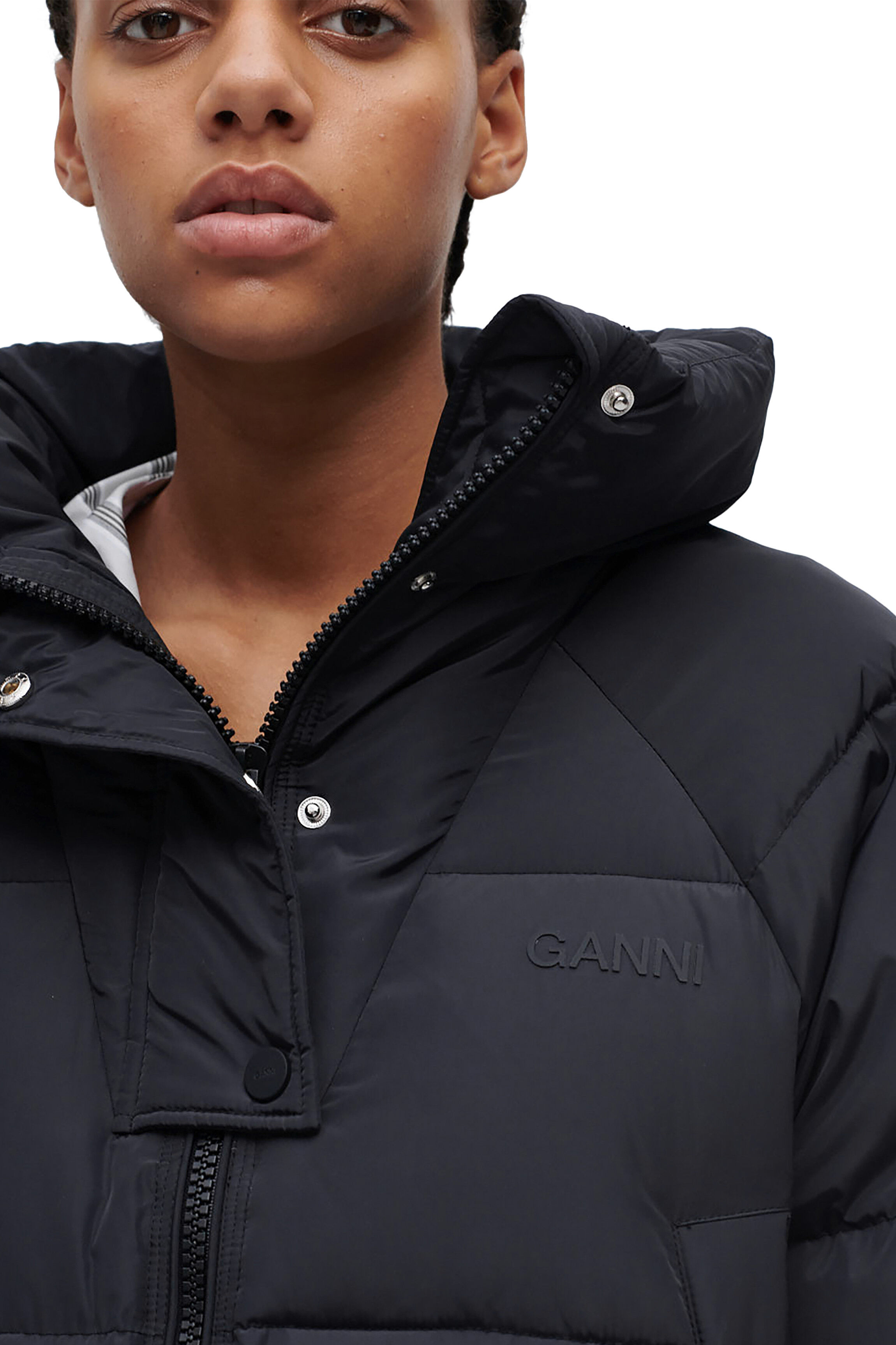 polyester puffer coat