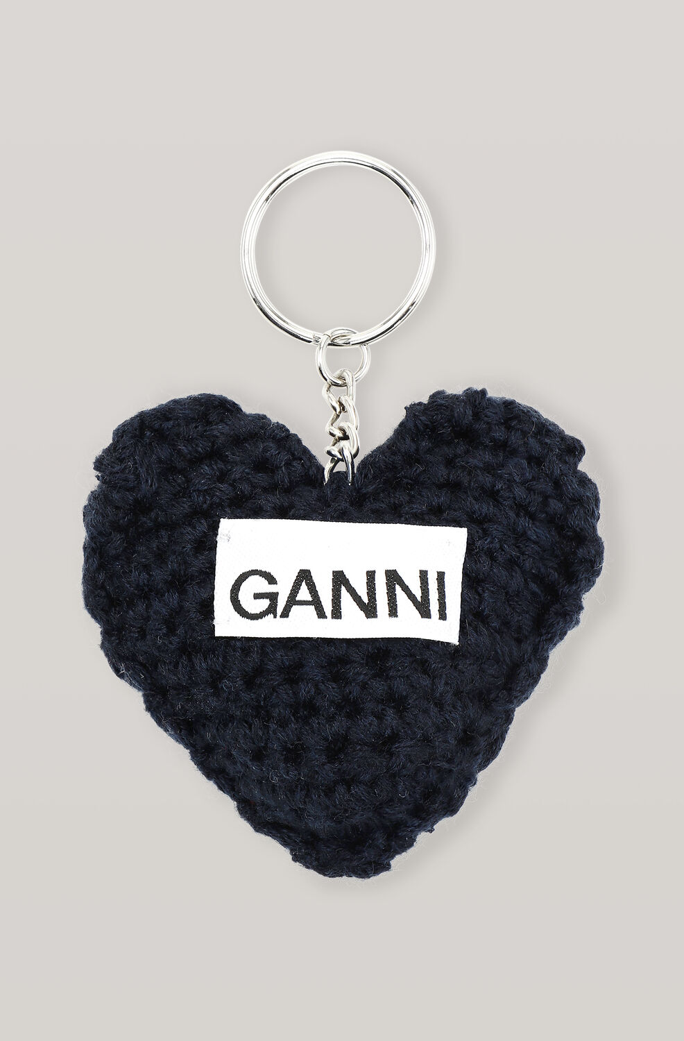 Ganni Crochet Heart,Sky Captain