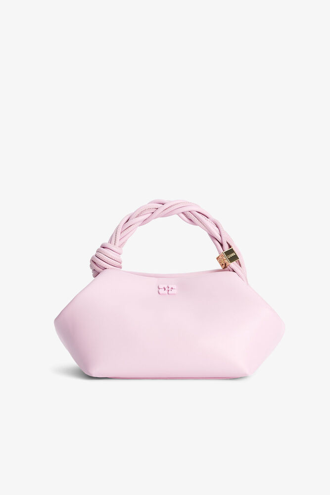 Light Pink Small GANNI Bou Bag, Pink Nectar