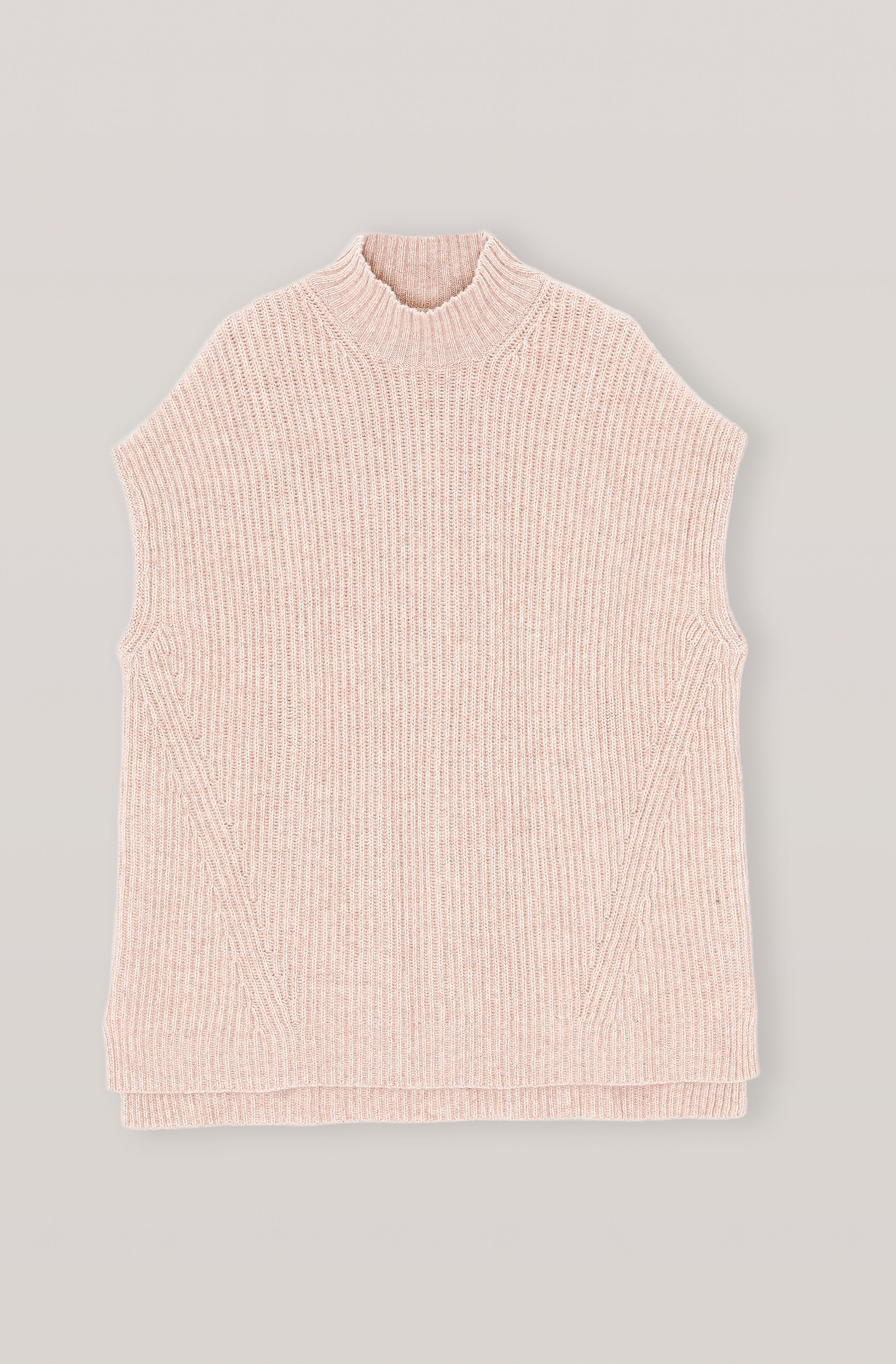 Rib knit vest top clearance