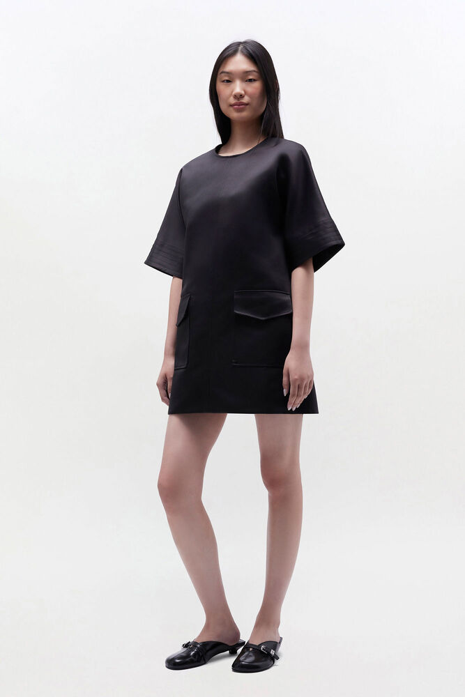 Black Kimono Dress, Black