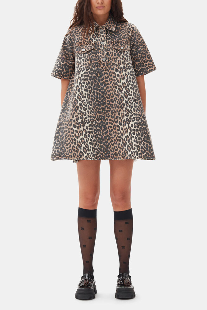 Leopard Mini Dress, Leopard