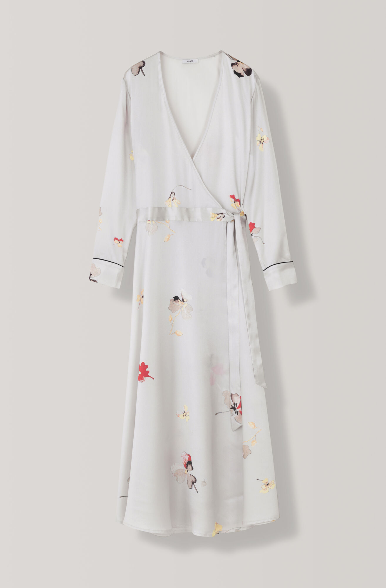 Dufort Silk Wrap Dress, Antarctica Dufort Silk Wrap Dress, Antarctica, hi-res