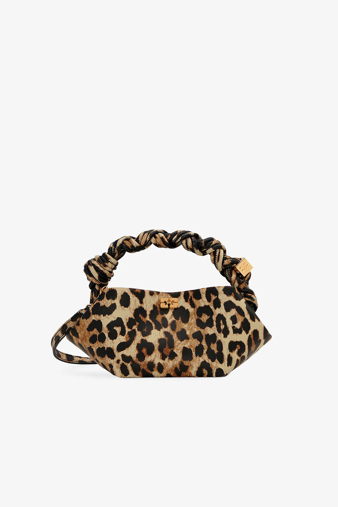 Leopard Mini GANNI Bou Bag, Leopard