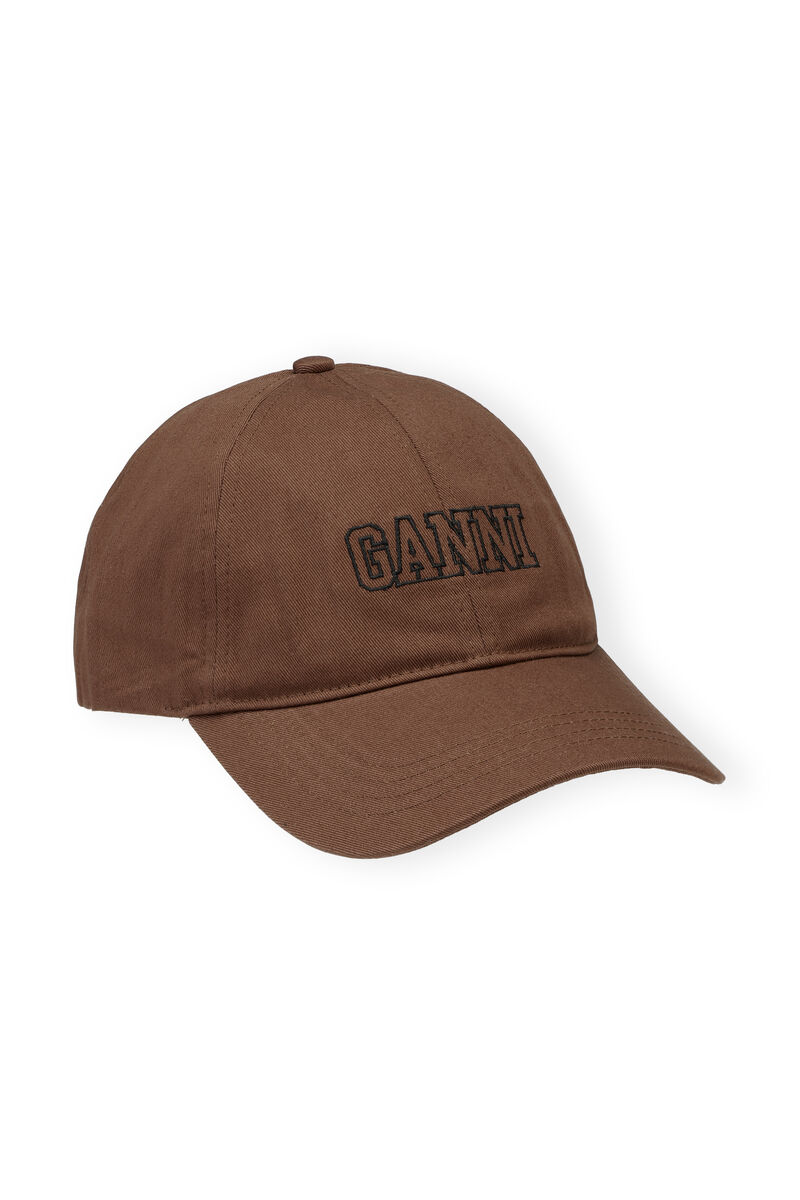 Software Heavy Cotton Software Cap, Cotton, in colour Root Beer - 1 - GANNI