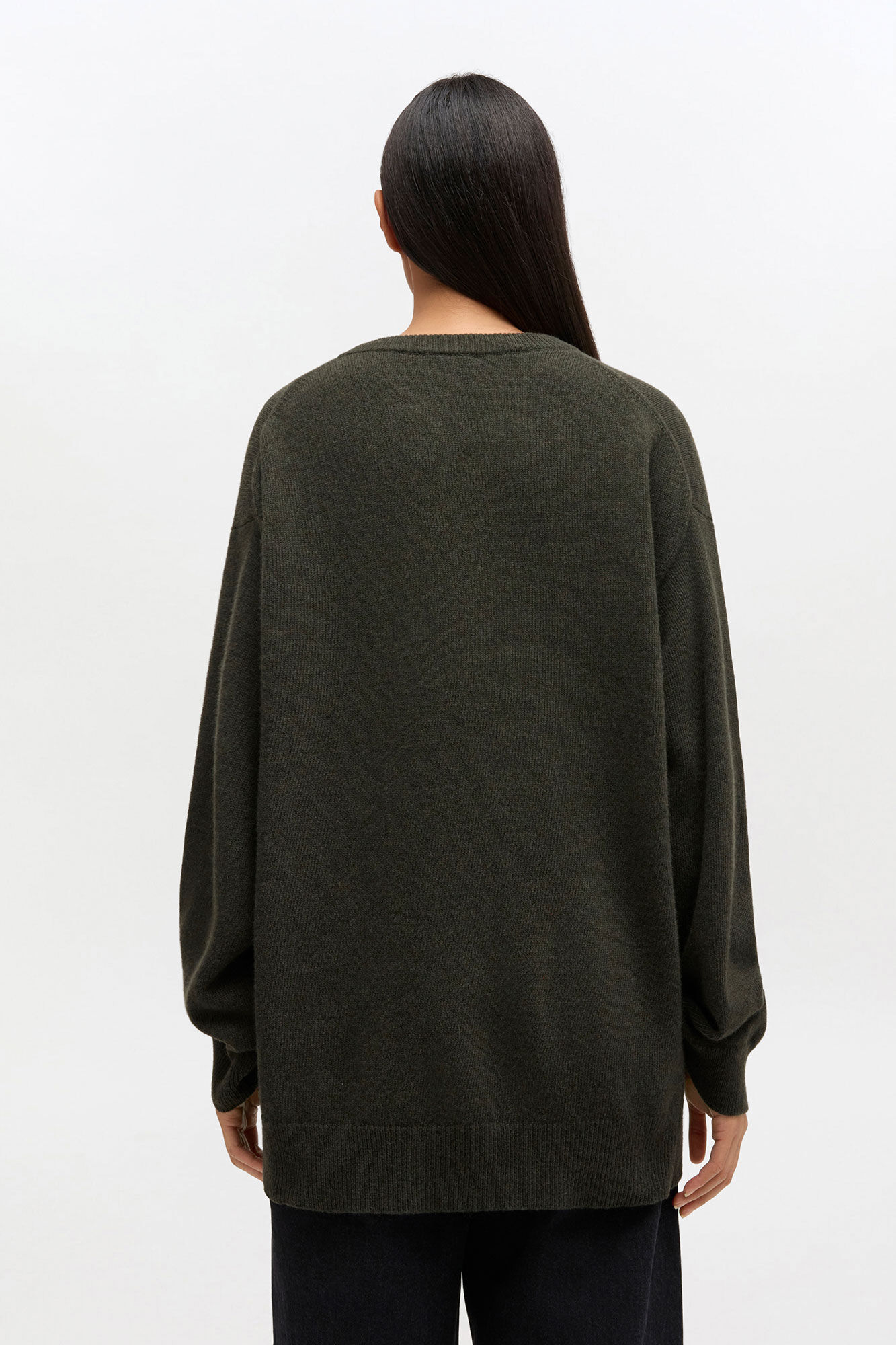 Oversized Graphic Jumper, in colour Kalamata - 2 - GANNI