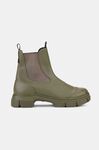 Recycled Rubber City Boots, in colour Kalamata - 1 - GANNI