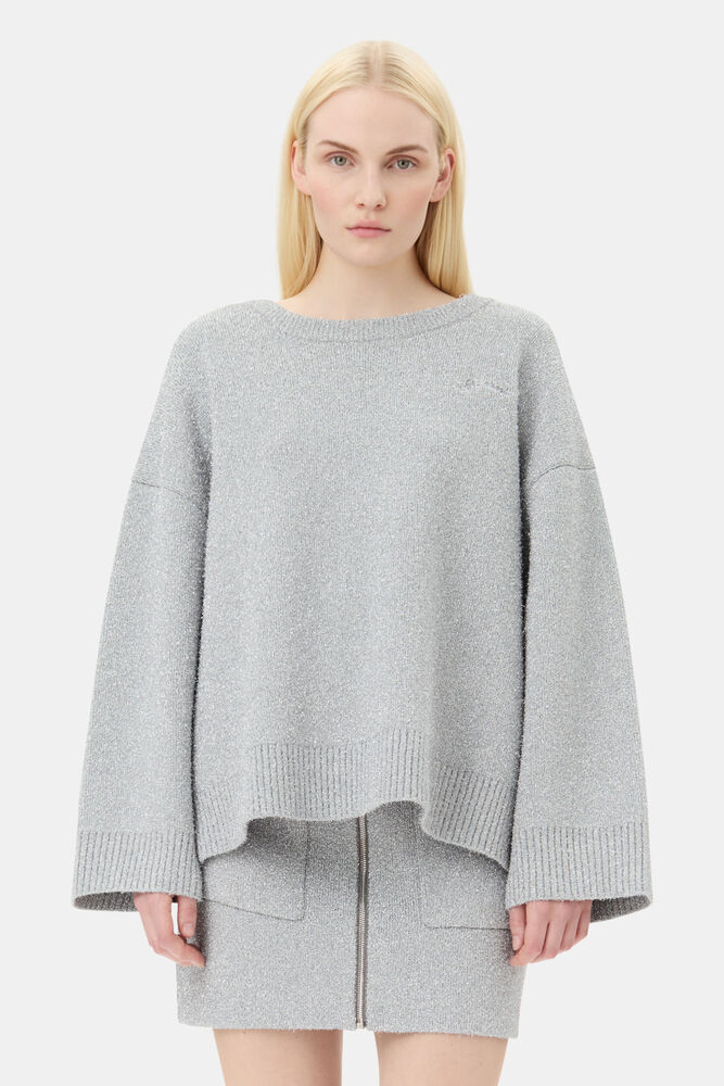 Sparkle Sweater, Silver