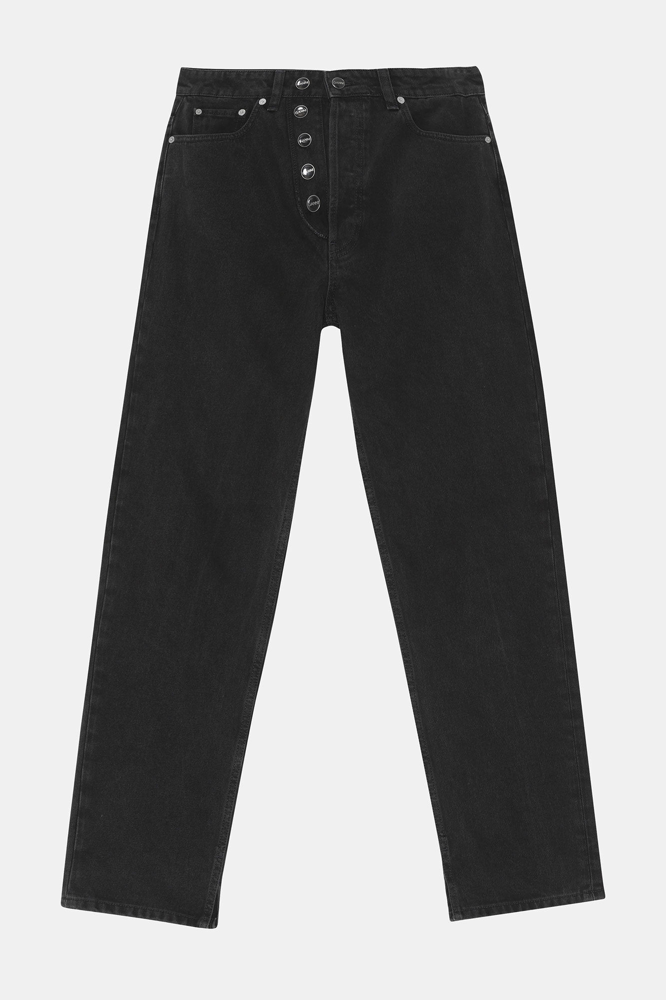Washed Black/Black Rigid Denim Rigid Denim Figni | GANNI CZ