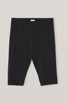 Rayon Underwear Short Leggings, Rayon, in colour Black - 1 - GANNI