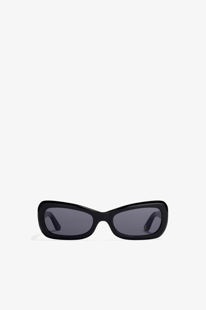 GANNI x Ace & Tate Brooke Sunglasses, Acetate, in colour Black - 2 - GANNI