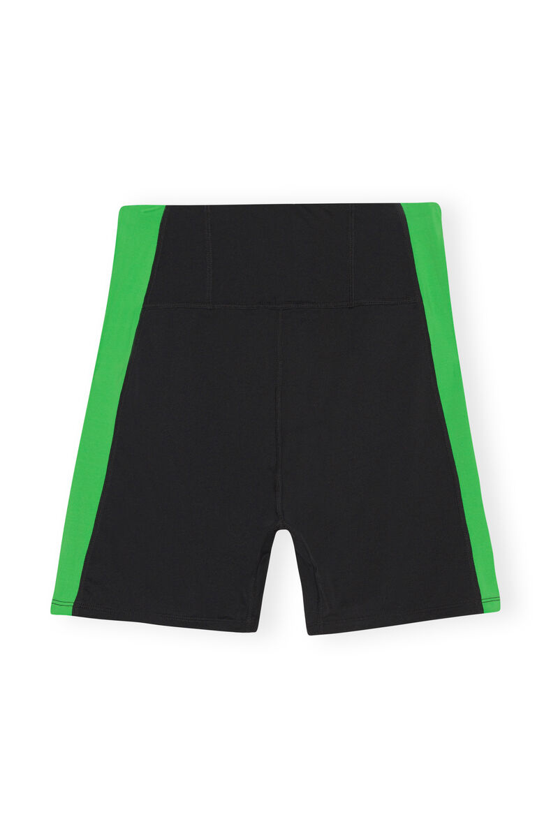 Active Ultra High Waist Shorts, Recycled Nylon, in colour Black - 2 - GANNI