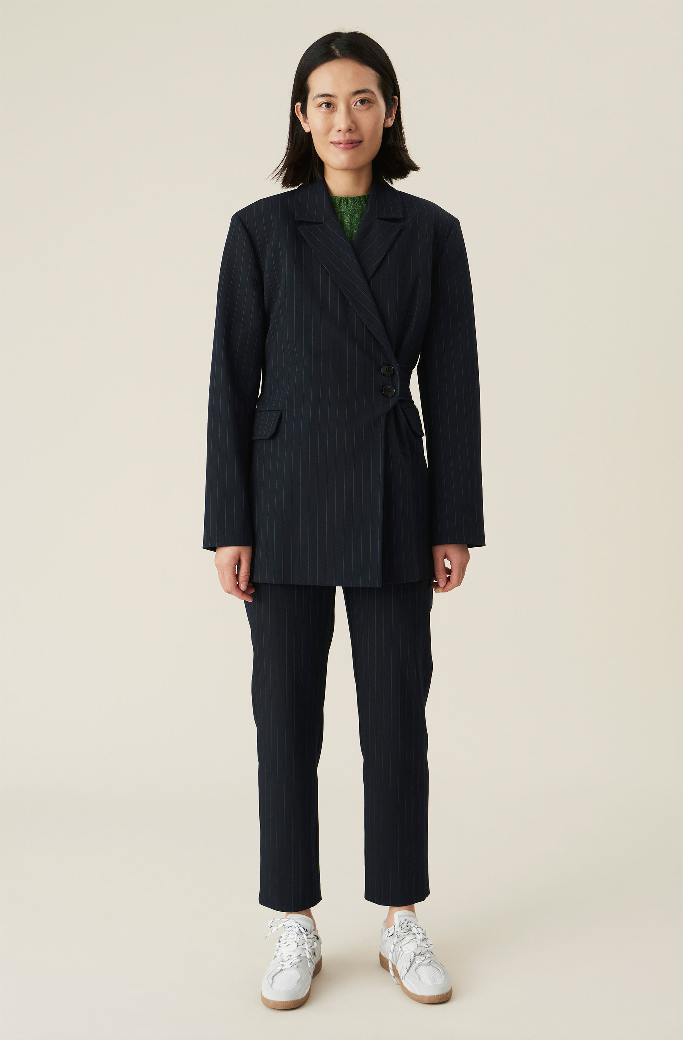 Ganni black blazer clearance