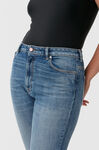 Cutye Jeans, Elastane, in colour Mid Blue Vintage - 6 - GANNI