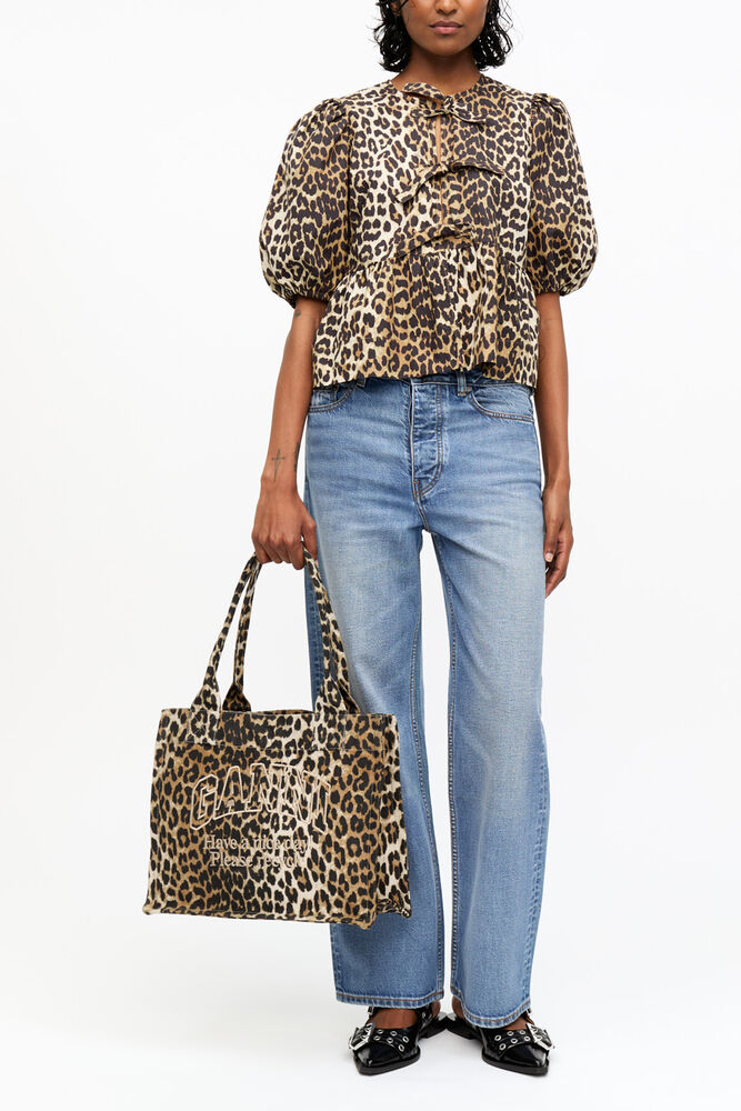 Leopard Large Tote, Leopard
