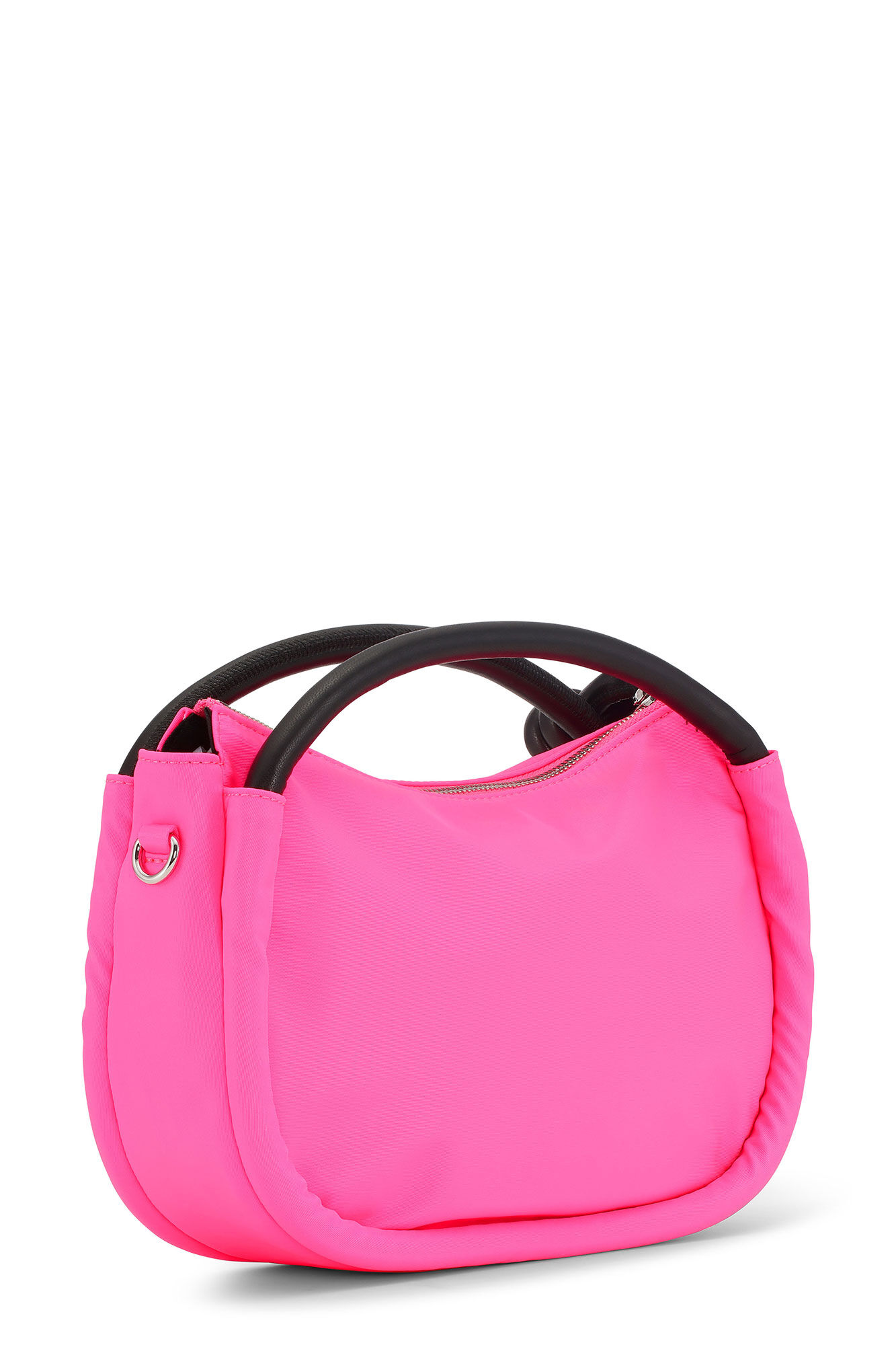 Knot Mini Bag, Nylon, in colour Sugar Plum - 2 - GANNI