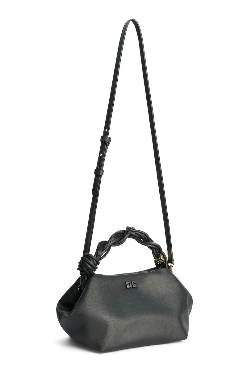 Black Ohoskin GANNI Bou Bag, in colour Black - 6 - GANNI