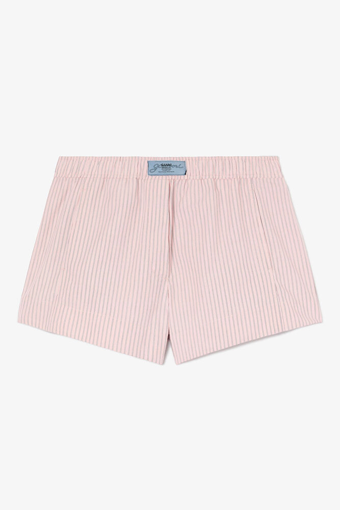Pink Elasticated Shorts, Chalk Pink