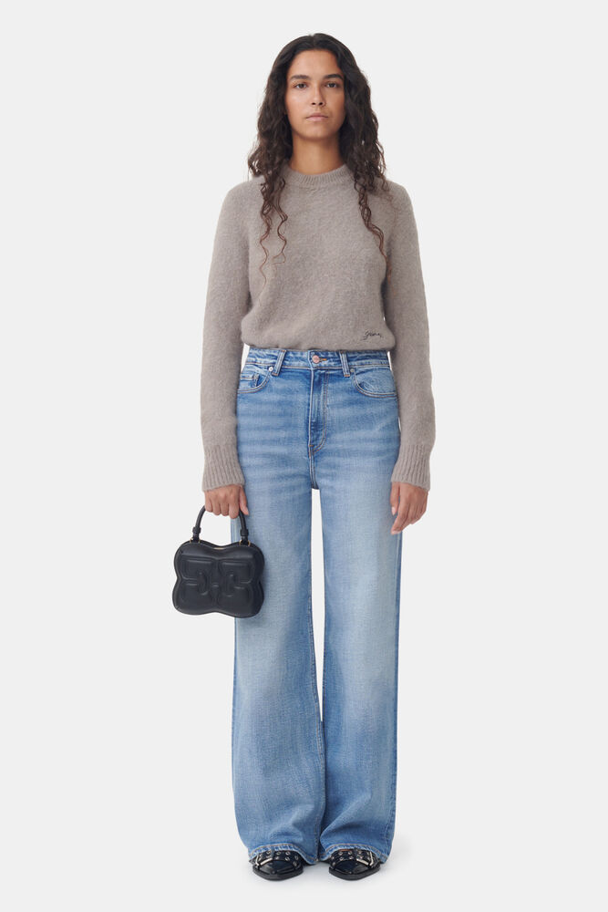 Mellomblå Andi-jeans, Mid Blue Vintage