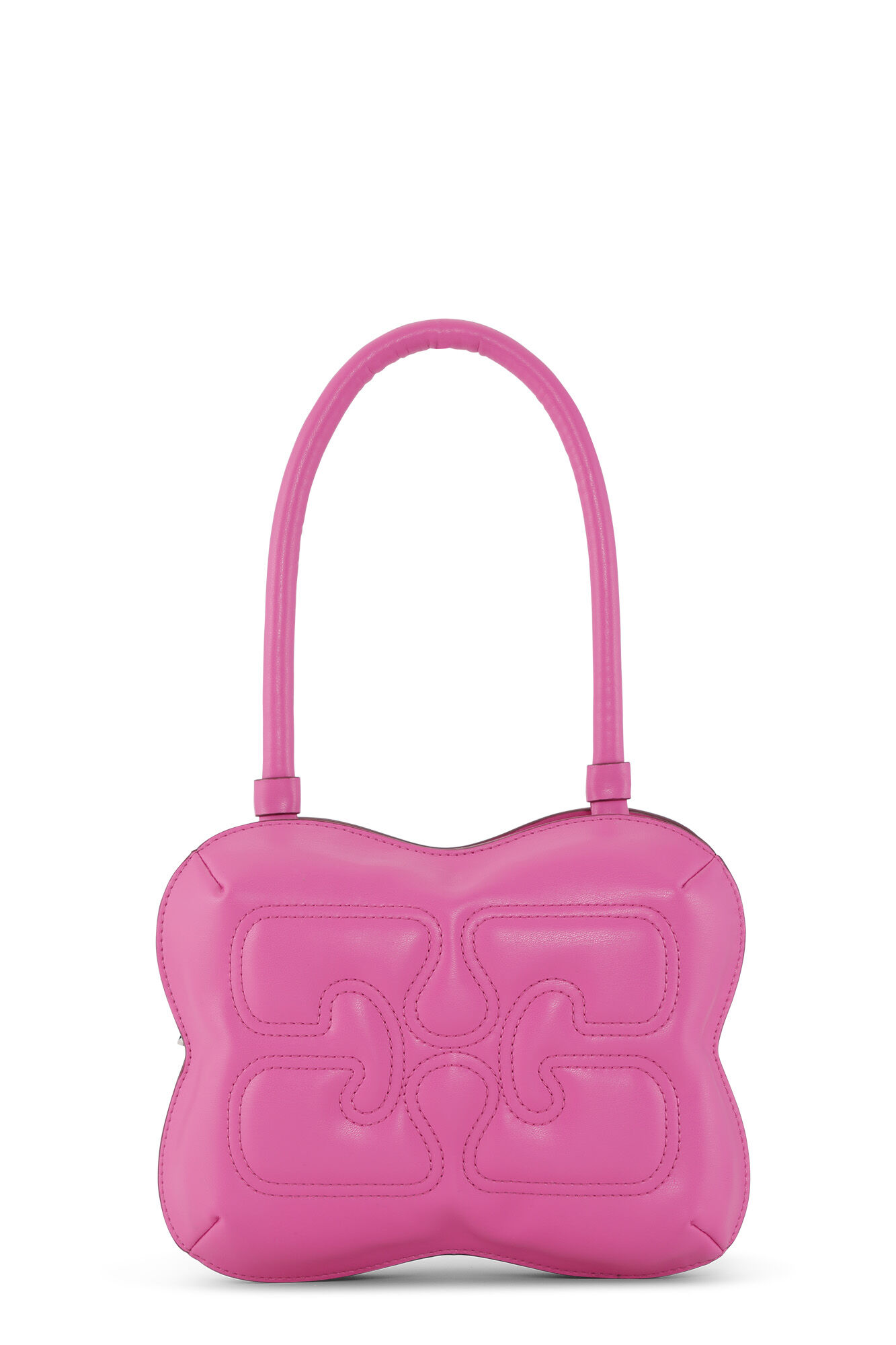 Pink Butterfly Top Handle Taske | GANNI