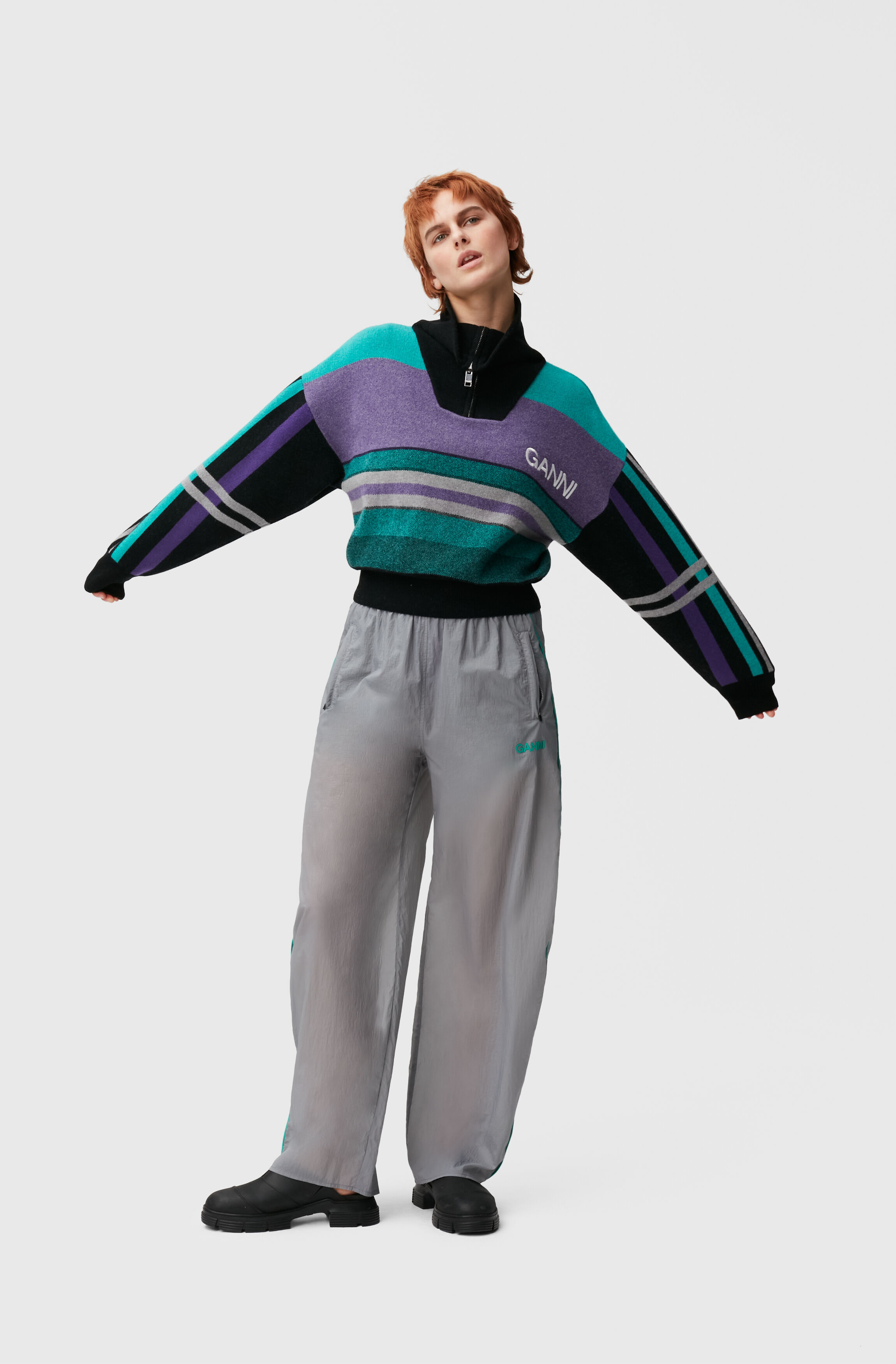 Sport Light Tech Tracksuit Pants | GANNI NO