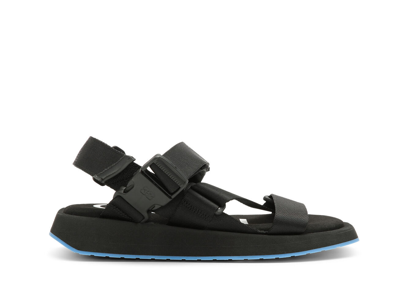 Performance Webbing Sandals, Recycled Polyester, in colour Black - 1 - GANNI