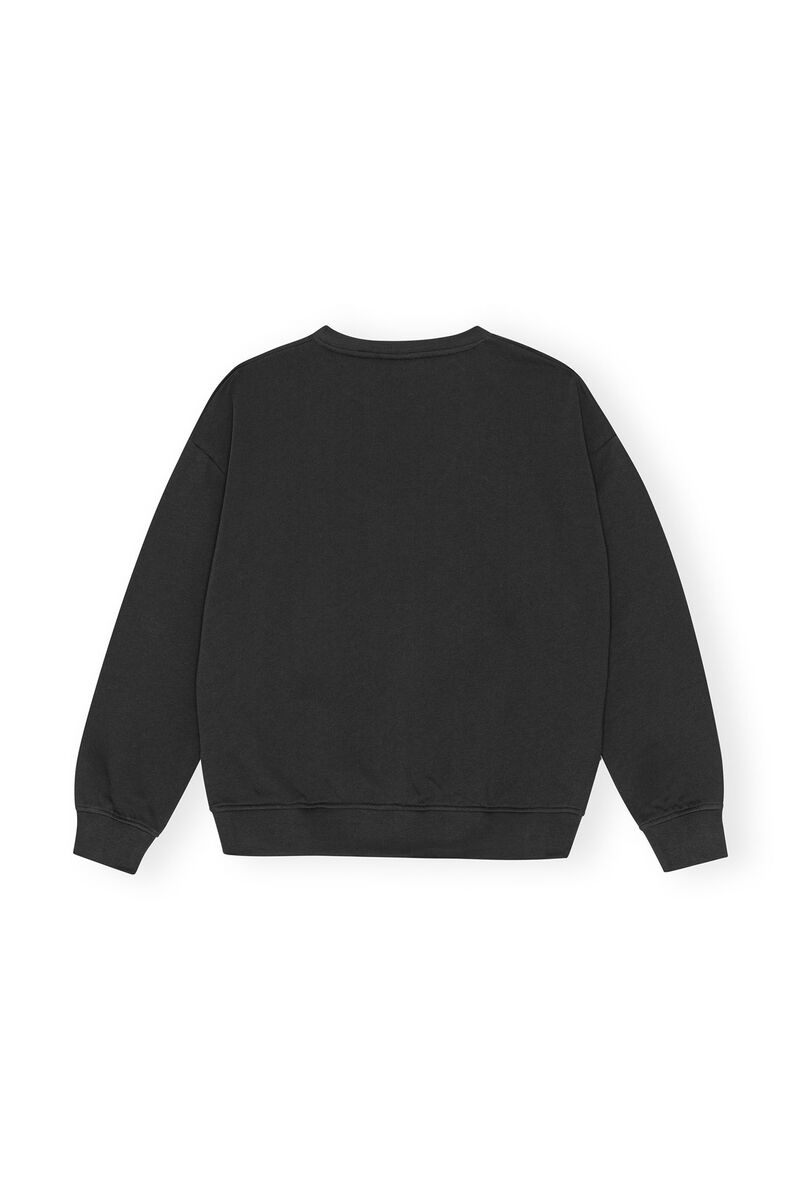 Sweat-shirt Dark Grey Isoli Oversized, Cotton, in colour Phantom - 2 - GANNI