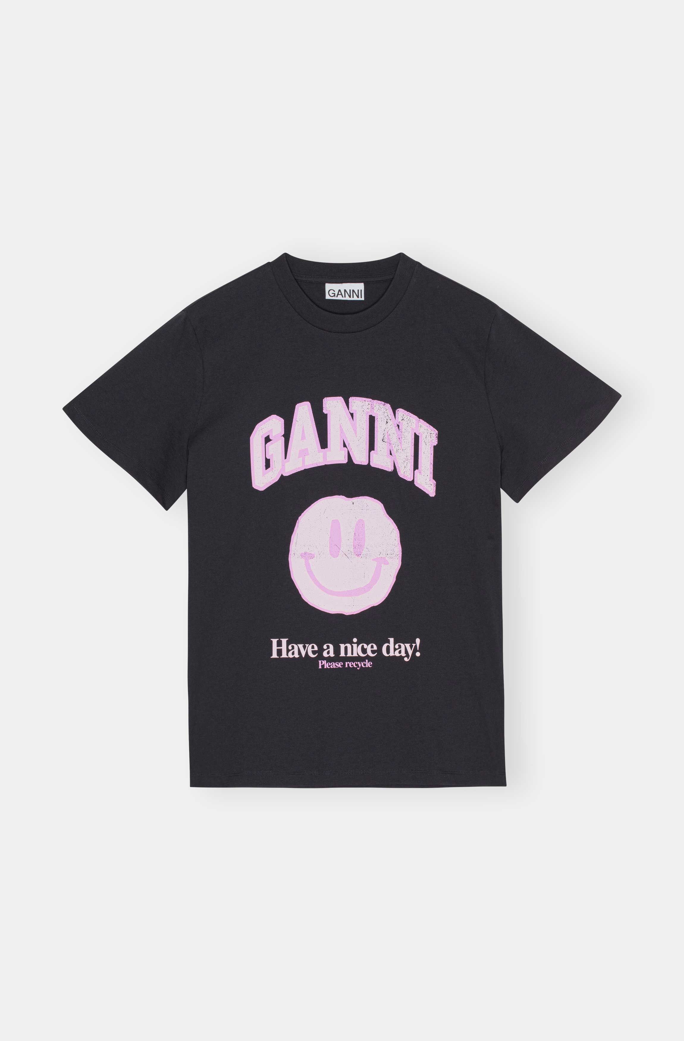 Ganni Basic Cotton Jersey O-neck Lilac 