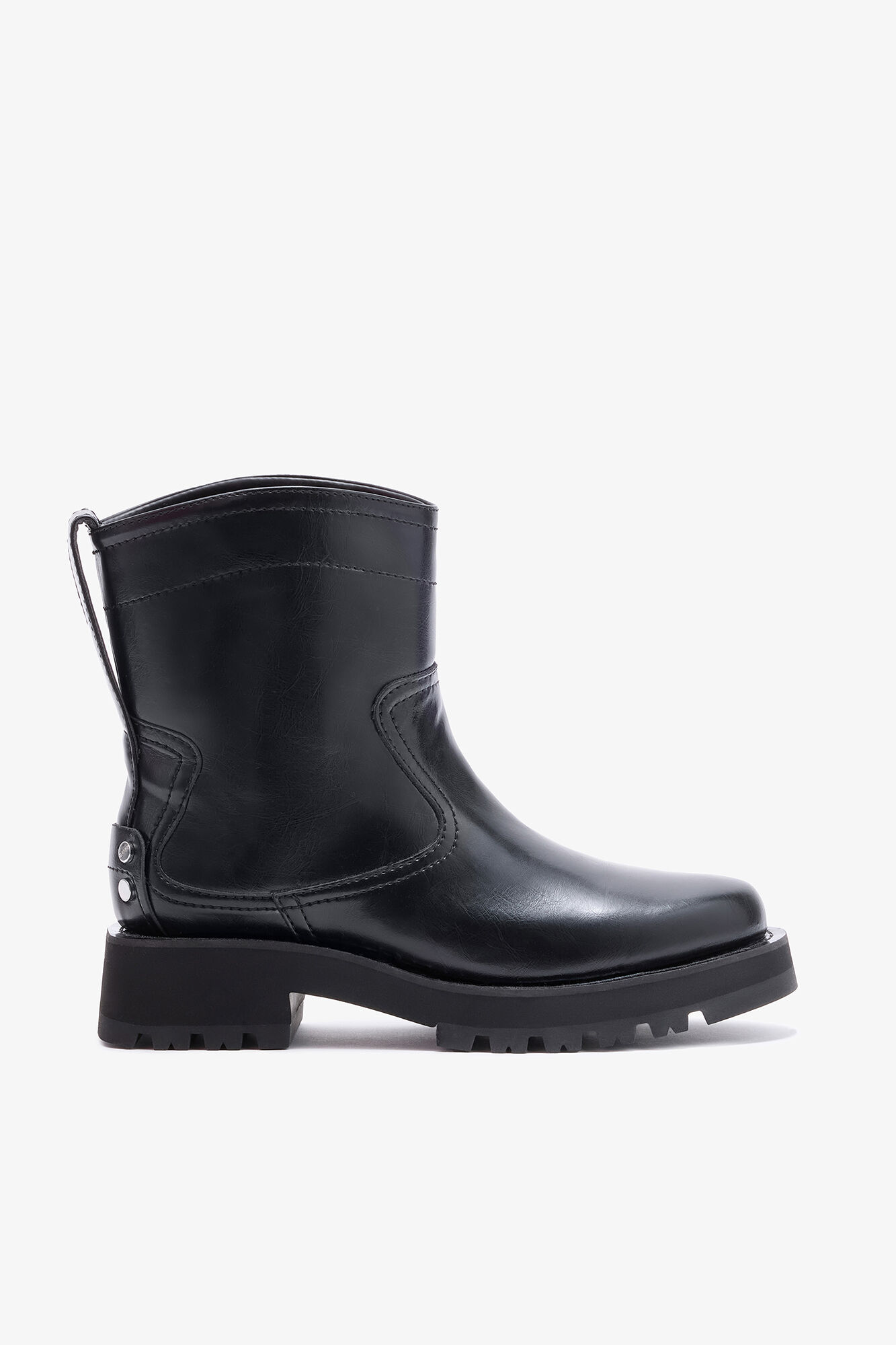 Boots basses en Oleatex noir, Oleatex&trade;, in colour Black - 1 - GANNI