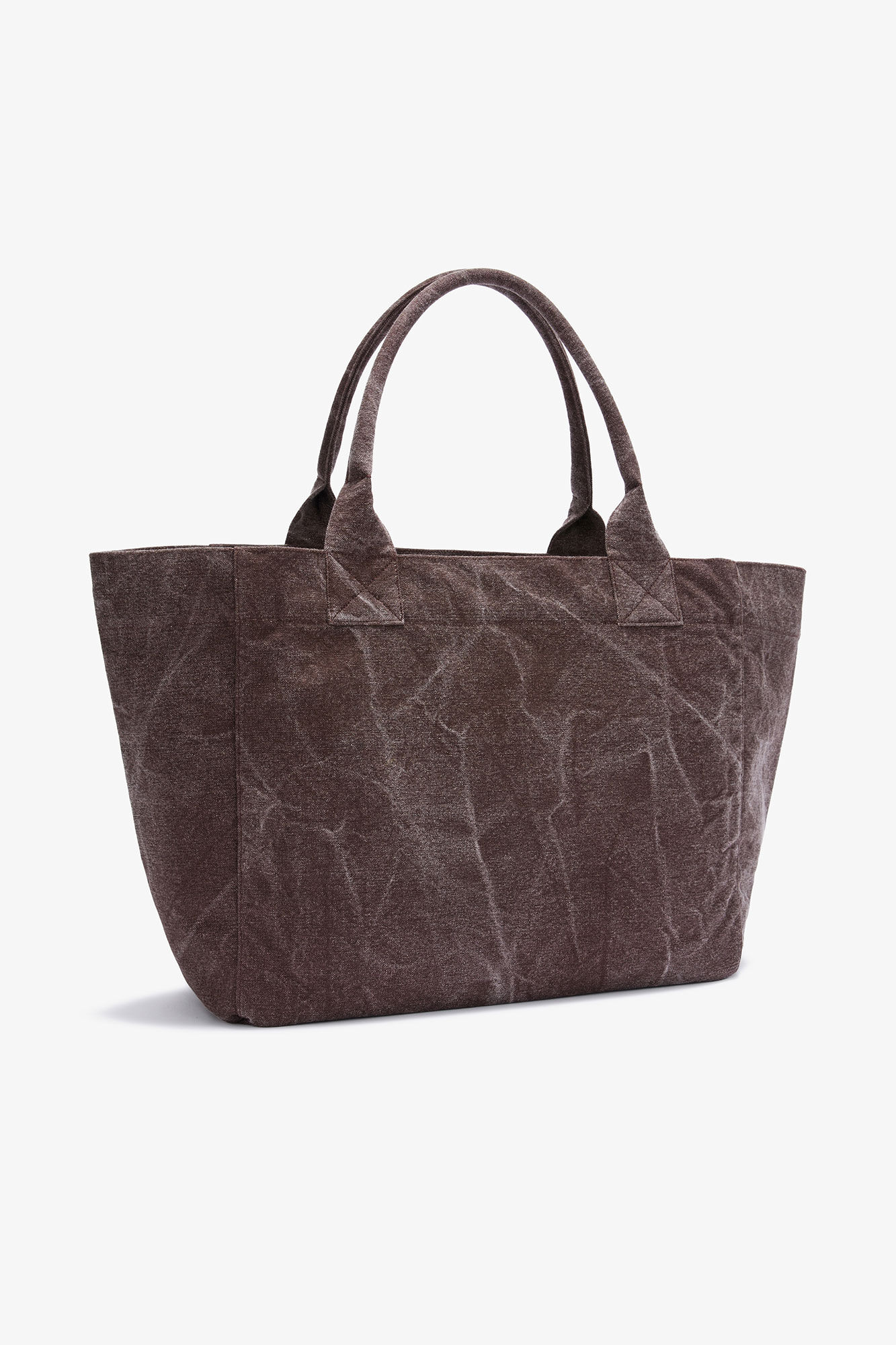 Brown Medium Western Boot Tote, in colour Chicory Coffee - 2 - GANNI