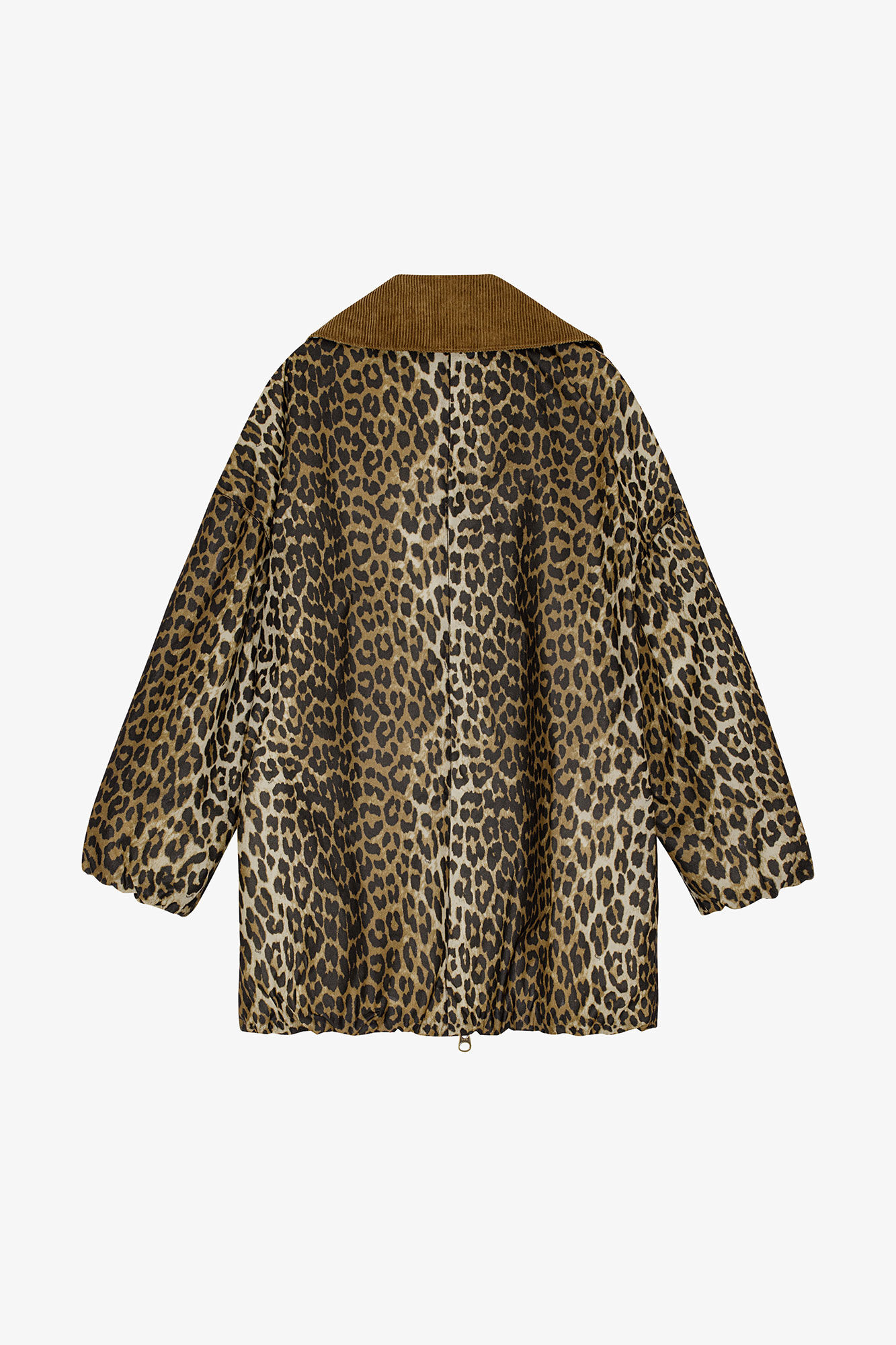 GANNI x Barbour Leopard Bomber Jacket, Cotton, in colour Leopard - 2 - GANNI