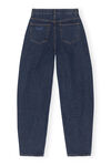 Stary Jeans , Cotton, in colour Dark Blue Stone - 2 - GANNI