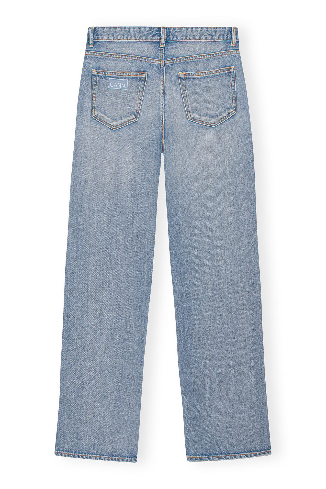 Jean Izey Light Blue Vintage, Cotton, in colour Light Blue Vintage - 2 - GANNI
