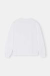 Flower University Of Love Sweatshirt, Cotton, in colour Bright White - 2 - GANNI