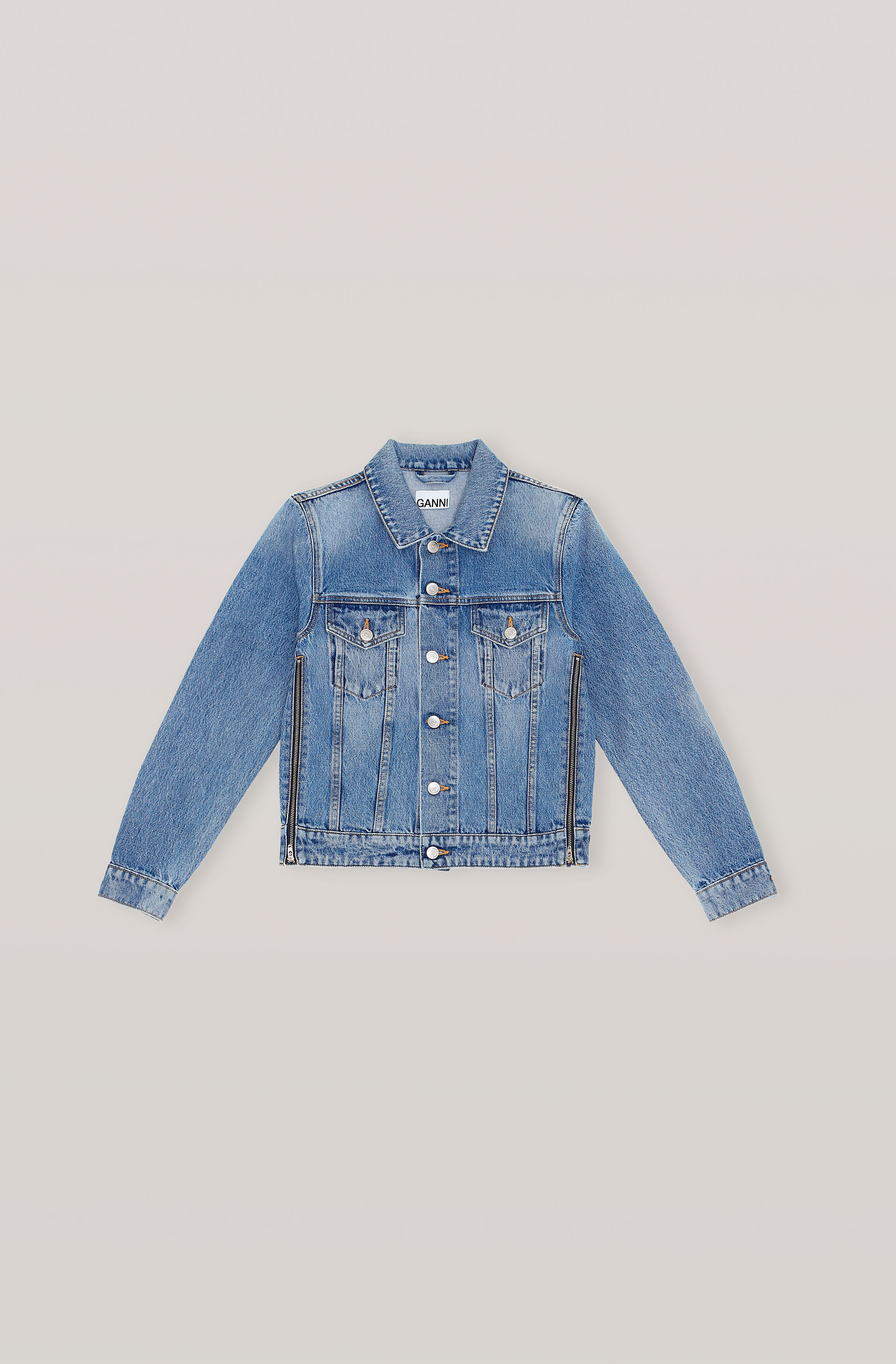 ganni wayne denim jacket